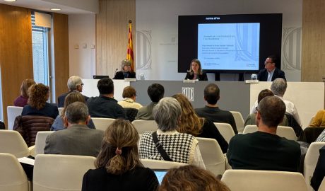 La consellera de Drets Socials i Inclusió, Mònica Martínez Bravo, presidint el Consell per a la Promoció de l’Accessibilitat