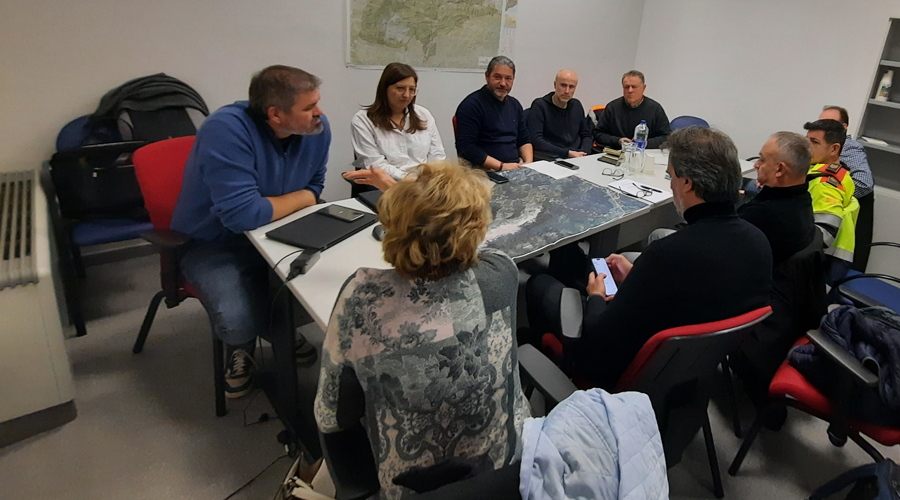 Una imatge de la reunió (Foto: ST Departament de Territori a l'Alt Pirineu i Aran)