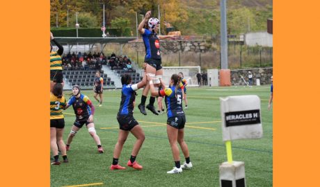 Una jugada del partit disputat a Ordino