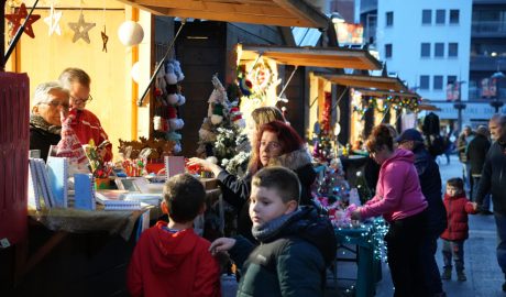 Un edició anterior de la Fira de Santa Llúcia