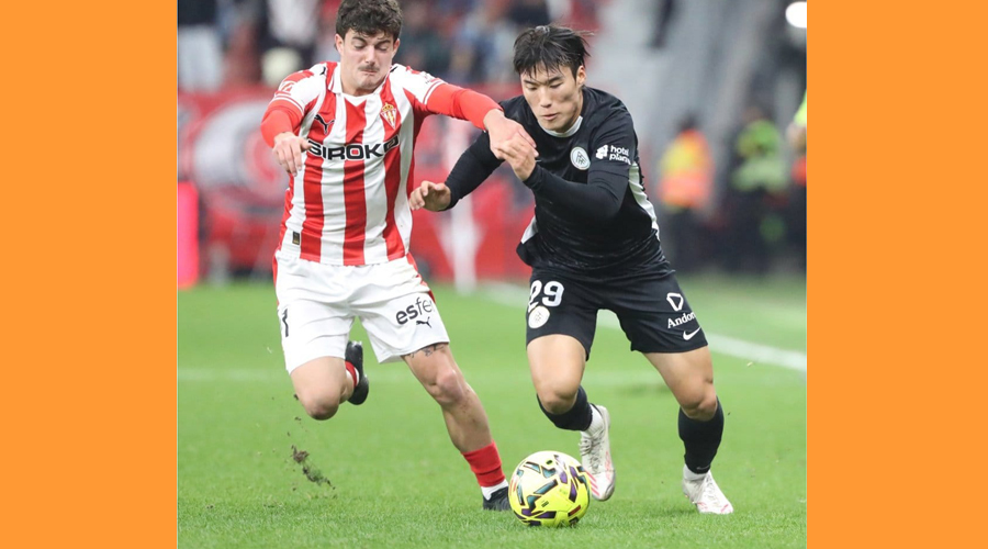 Imatge del partit Sporting 1 - Andorra 1 (FC Andorra)