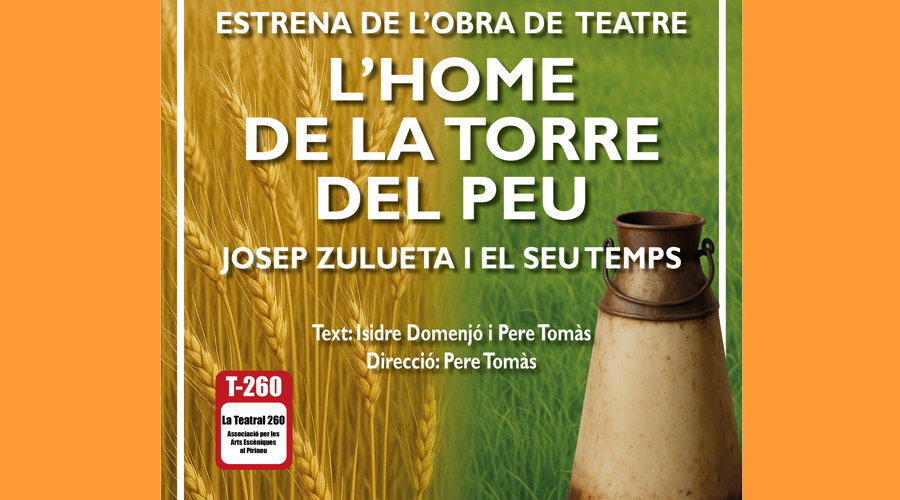 Cartell anunciant l'obra de teatre de 'L'home de la Torre del Peu'