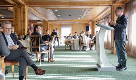 Xavier Espot, intervenint al 23è Fòrum de l’Empresa Familiar Andorrana