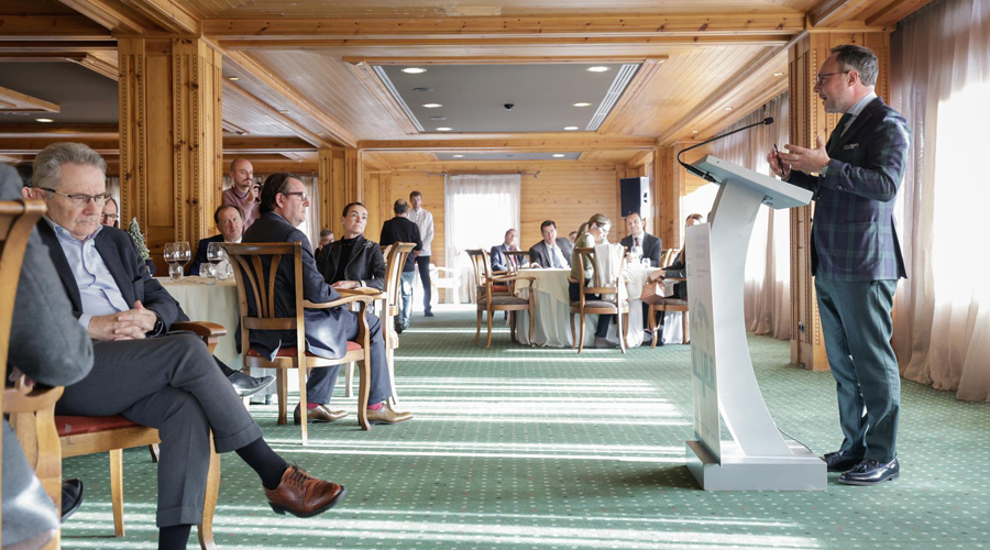 Xavier Espot, intervenint al 23è Fòrum de l’Empresa Familiar Andorrana (SFGA)