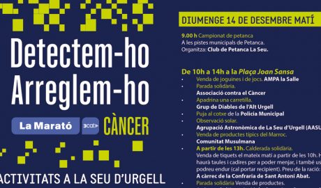 El dia gran de La Marató serà el 14 de desembre