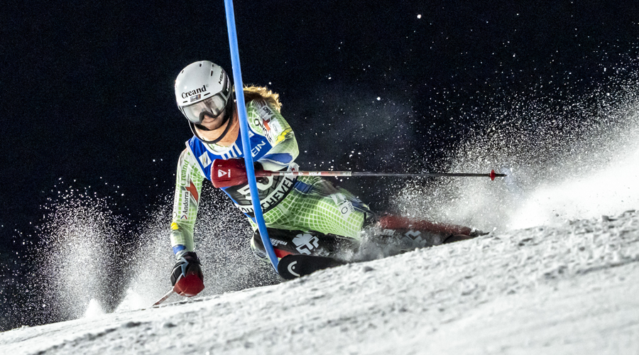 Carla Mijares a Courchevel (Millo Moravski / Agence Zoom)