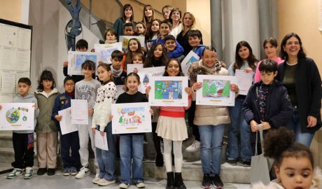 Alguns dels alumnes guardonats en el concurs d'enguany