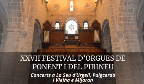 El cartell anunciant el concert a la Seu