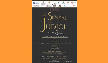 Cartell anunciant l'espectacle de dilluns