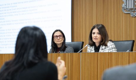 Les ministres Ester Molné i Imma Tor