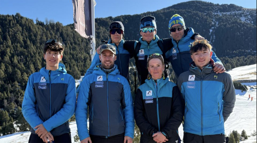 L'equip de la Federació de Muntanyisme desplaçat a Espot (FAM)