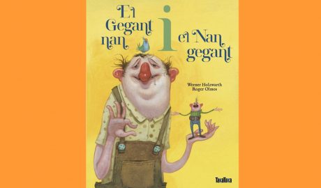 Coberta del llibre infantil "El Gegant nan i el Nan gegant"