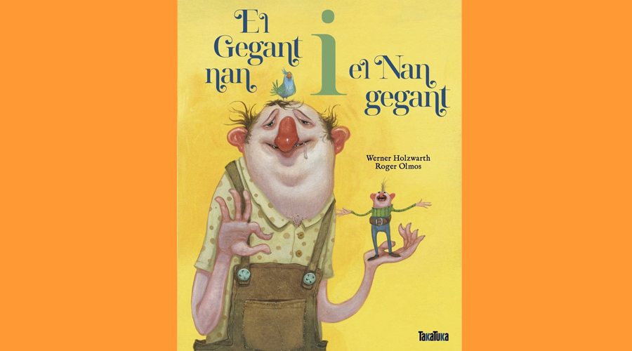 Coberta del llibre infantil "El Gegant nan i el Nan gegant"