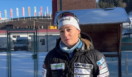 L'esquiadora de fons andorrana, Gina del Rio, a Dobbiaco