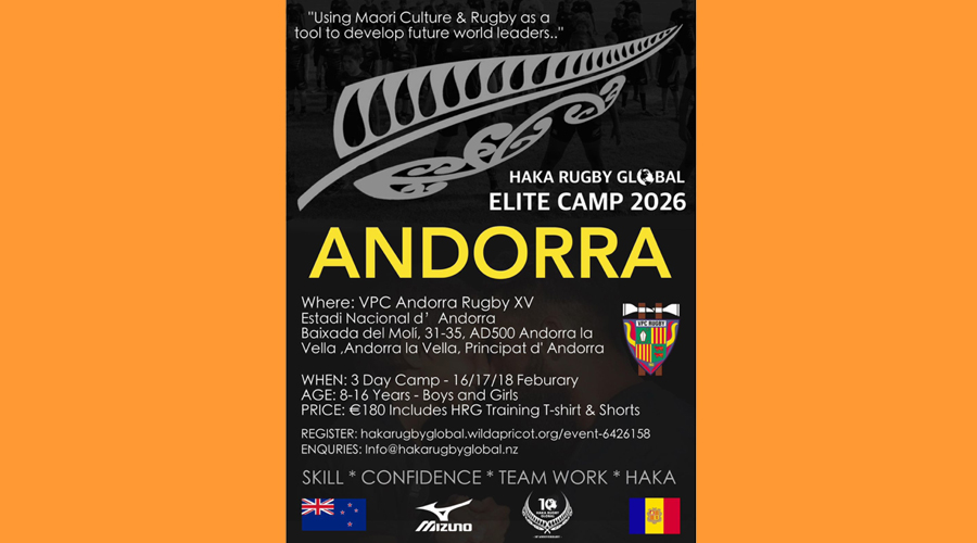 L'activitat es durà a terme del 16 al 18 de febrer (VPC Andorra Rugby XV)