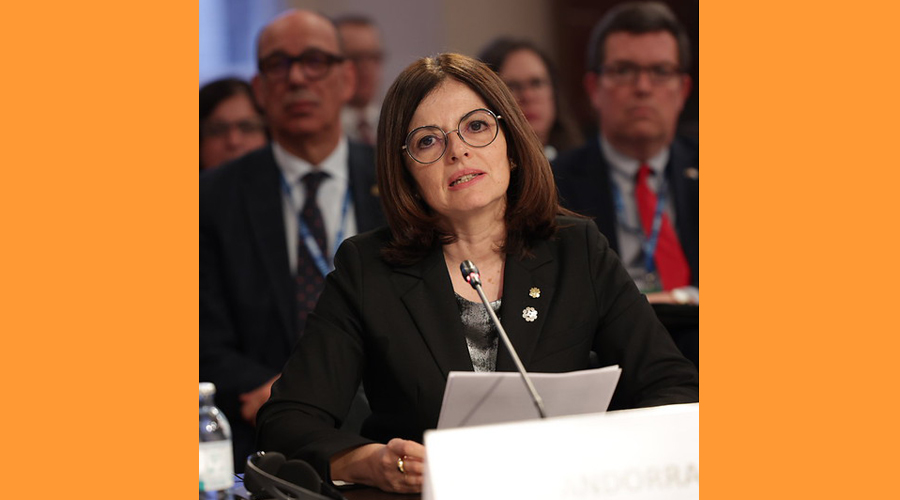 La ministre d'Afers Exteriors, Imma Tot, a Viena (SFGA)