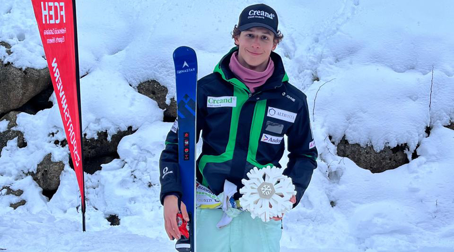 Jan Visa, primer U18 a l'eslàlom FIS d'Espot (FAE)