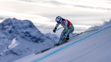 Jordina Caminal, als entrenaments de St Moritz
