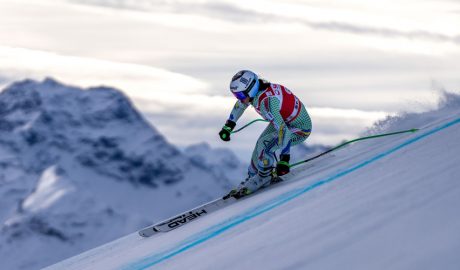 Jordina Caminal, als entrenaments de St Moritz