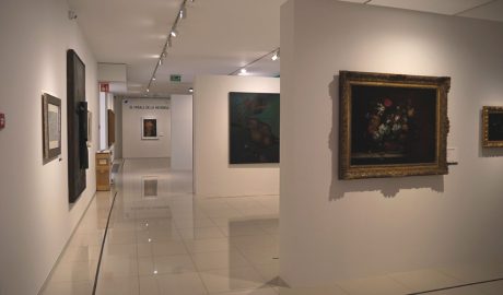 Dependències del museu amb obres exposades