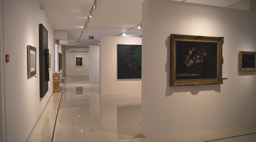 Dependències del museu amb obres exposades (MCTA)