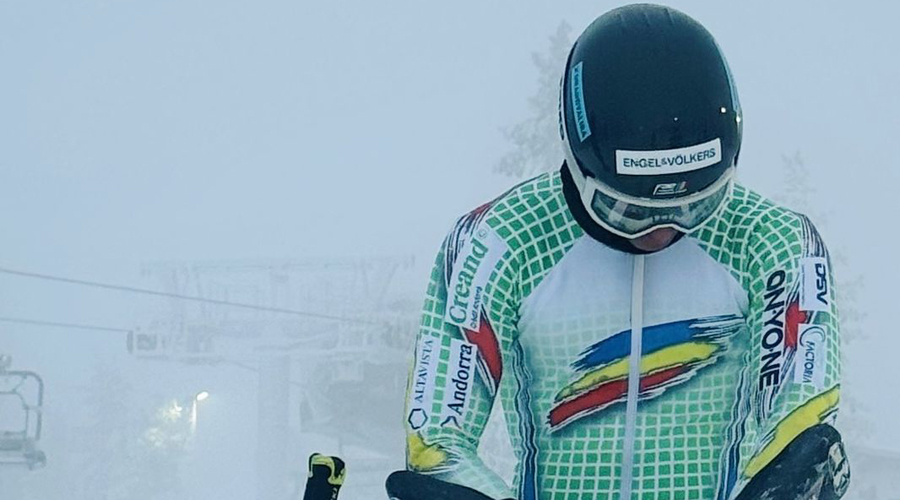 L'esquiador andorrà, Pirmin Estruga (FAE)