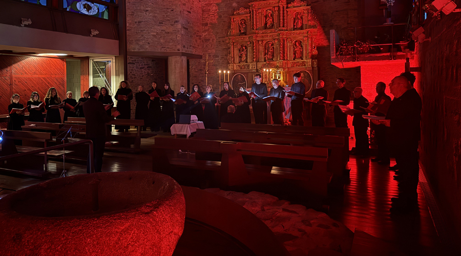 Una imatge del concert que s'ha ofert aquest dilluns (Comú d'Encamp)