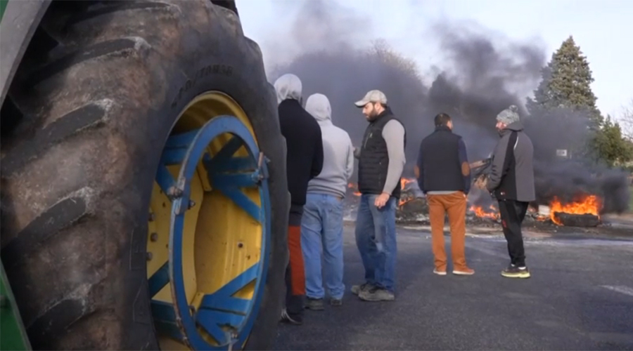 Protestes dels agricultors francesos (RTVA)