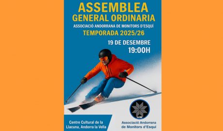 El cartell anunciant l'assemblea