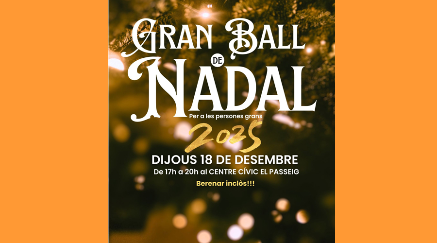 Cartell anunciant el ball