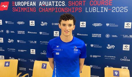 El jove nedador andorrà, Biel Cuen