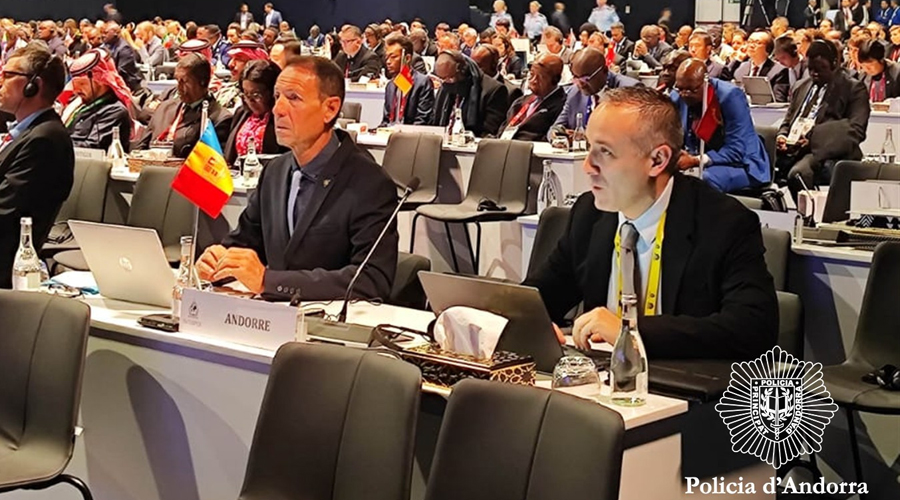 Bruno Lasne i Francesc Almendros (Policia d'Andorra)