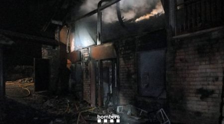 Incendi en una casa d'Ansovell