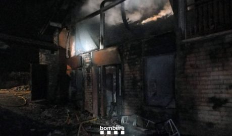 Incendi en una casa d'Ansovell