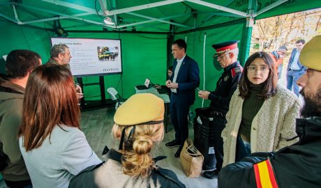 El centre de comandament avançat del dispositiu de contenció de la pesta porcina africana