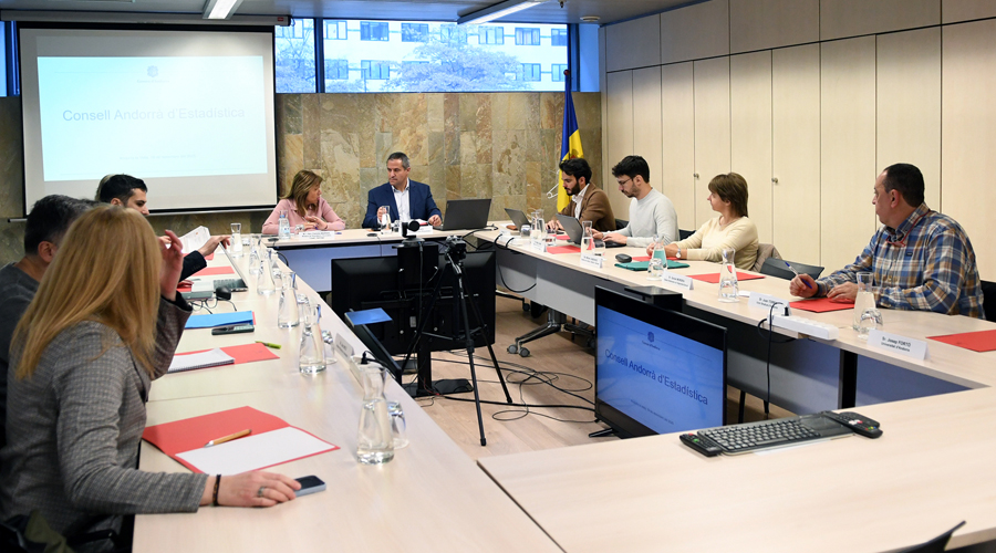 Reunió del Consell d'Andorrà d'Estadística (SFGA)