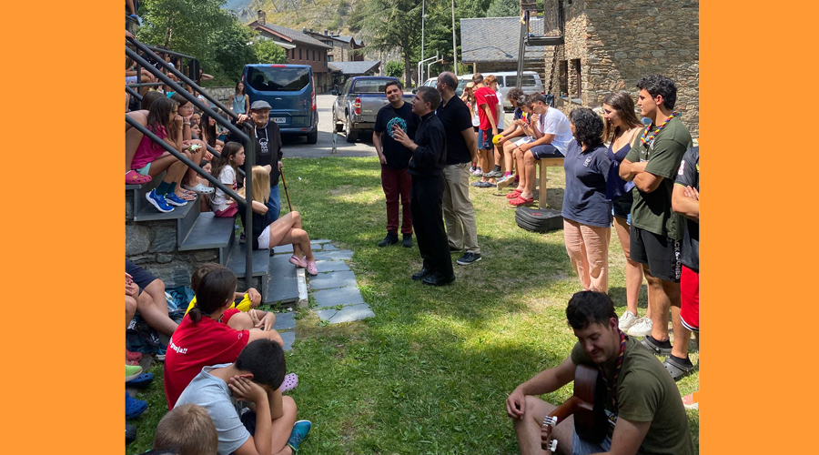 Curs de formació de monitors a Aina (Bisbat d'Urgell)