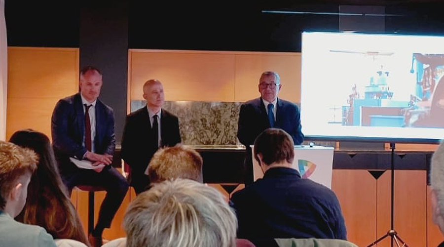 Els directius de FEDA fent el balanç d'aquest 2025. Foto: Fòrum.ad