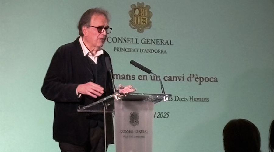 Joan Subirats, ponent de luxe de la conferència. Foto: Raonador del Ciutadà