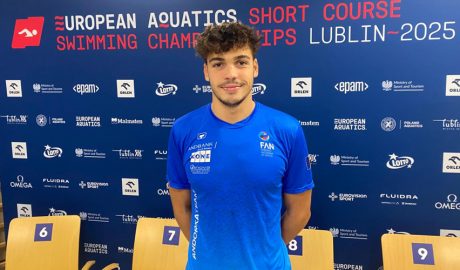 El nedador andorrà, Kevin Teixeira, a Lublin