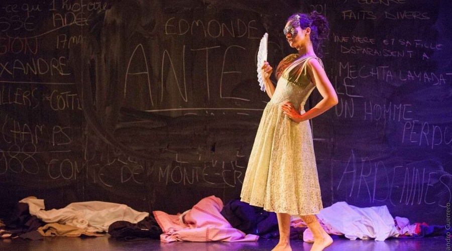 Imatge de l'obra "Le porteur d'histoire" (Comú d'Encamp)