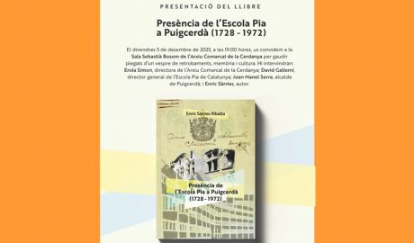 Cartell anunciant la presentació del llibre