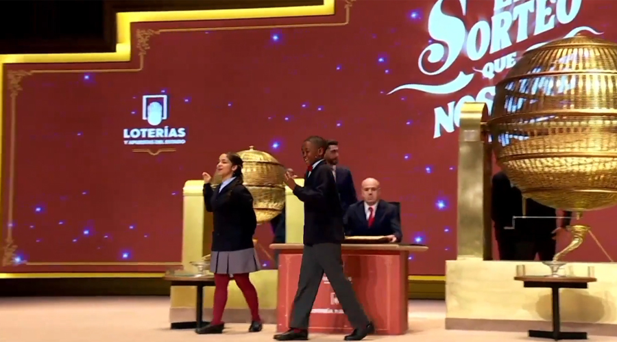 Els nens que han cantat "el Gordo"