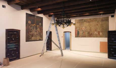 Estat d'un dels interiors de la Casa de la Vall