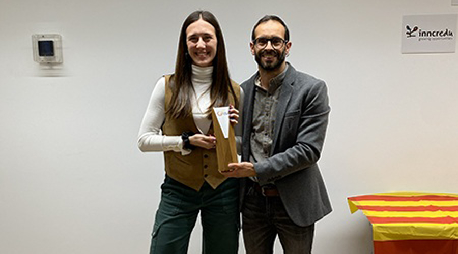 Paula Moliné, guanyadora del 6è Premi FIEP New Leaders Catalunya (Foto: INEFC)