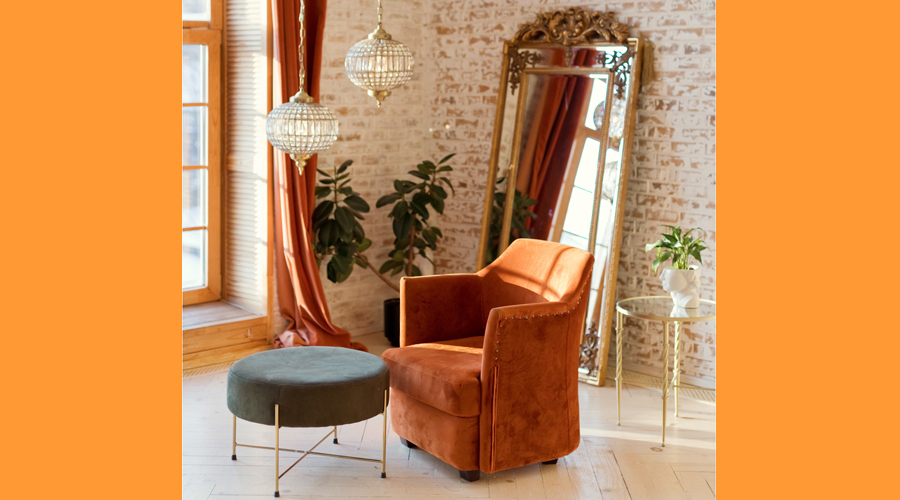 Un pis ambientat amb colors terra