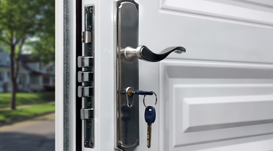 Un bon pany d'una porta blindada