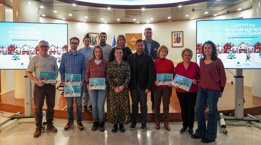 Premiats de VI Concurs aparadors de Nadal (Comú d'Encamp)