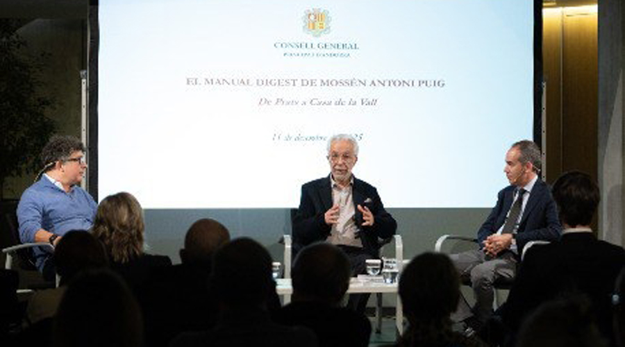 Una imatge de l'acte d'aquest dijous (Consell General)