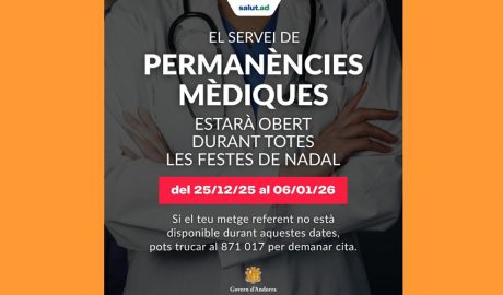 El servei donarà cobertura del 25 de desembre de 2025 al 6 de gener de 2026